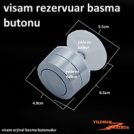 VİSAM TEOS REZERVUAR İÇ TAKIM BASMA BUTONU DÜĞMESİ STANDART