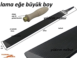 METAL EĞE MİL EĞE BÜYÜK BOY KALİTELİ TÖRPÜ BİLEME YONTMA EĞE