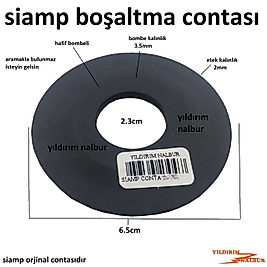 SİAMP ORJİNAL CONTASI İÇTAKIM CONTASI ÇEKMELİ İÇ TAKIMLAR İÇİN REZERVUAR CONTA