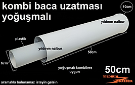 KOMBİ BACA UZATMASI 50 CM YOĞUŞMALI KOMBİ ŞOFBEN UZATMASI 50LİK