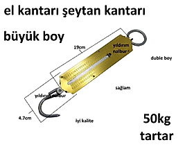 EL KANTARI EL TERAZİSİ ŞEYTAN KANTARI 50 KG BÜYÜK BOY
