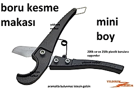 MİNİ BOY BORU KESME MAKASI PPRC PLASTİK BORU KESME PENSESİ KÜÇÜK BOY