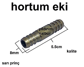 HORTUM EKİ SARI PRİNÇ 8MM KALİTELİ