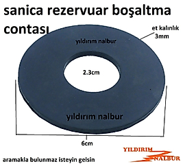 SANİCA GÖMME REZERVUAR 6CM GÖBEK CONTASI BOŞALTMA CONTA