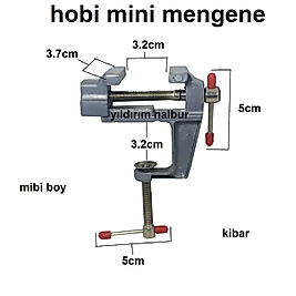 MENGENE HOBİ TİPİ MİNİ MENGENE İŞKENCE KUYUMCU SAATÇİ MENGENE