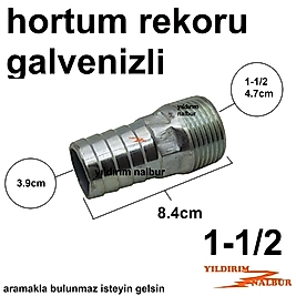 GALVENİZLİ HORTUM REKORU 1-1/2 SU DEPOSU REKORU 1.5 PARMAK
