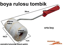TOMBİK RULO 10 CM SATEN YAĞLI BOYA RULO YEDEĞİ KISA TÜYLÜ