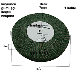 ZIMPARALI KEÇE KUYUMCU GÜMÜŞÇÜ PARLATMA POLİSAJ