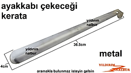KERETA AYAKKABI ÇEKECEĞİ 36 CM METAL ÇEK ÇEK EV TİPİ UYGUN ÇEKECEK