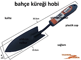 BAHÇE HOBİ KÜREĞİ DAR SAKSI KÜREK ÇİÇEK GÜBRE KÜREĞİ MİNİ