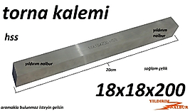 TORNA KALEMİ 18x18x200 BÜYÜK BOY KALEM BIÇAK 4 KÖŞE BIÇAK KALİTE