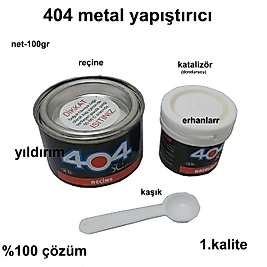 404 SÜPER METAL YAPIŞTIRICI ÇİFT KARIŞIM KUVETLİ