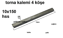 TORNA KALEMİ 10X150 KALEM BIÇAK 4 KÖŞE KALIPÇI BIÇAK SAĞLAM