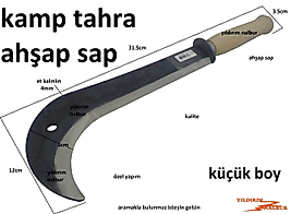 KAMP TAHRA KAMP BIÇAĞI KÜÇÜK BOY AHŞAP SAP ÇEKME TAHRA