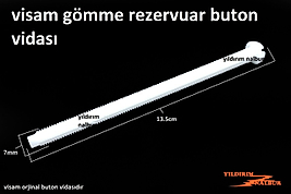 VİSAM GÖMME REZERVUAR BUTON VİDASI İÇ TAKIM DÜĞME MONTAJ VİDASI