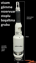 VİSAM GÖMME REZERVUAR STOPLU BOŞALTMA GRUBU İÇ TAKIM BEYAZ