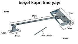 KAPI İTME YAYI BEŞEL 1.KAİLTE AYARLI KAPI KAPATICI KAPI HİDROLİK