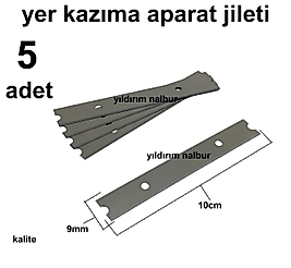 YER KAZIMA JİLETİ CAM KAZIMA APARATI JİLETİ 5 ADET KALİTE