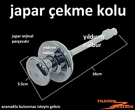 JAPAR REZERVUAR İÇ TAKIM ÇEKME DÜĞMESİ ÇEKMELİ BUTON