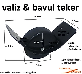VALİZ TEKERİ BAVUL TEKERİ ÇANTA TEKERLEK KAVİSLİ
