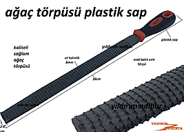 AĞAÇ TÖRPÜ EĞE OVAL EĞE ORİENT PLASTİK SAPLI KALİTE AHŞAP OYMA