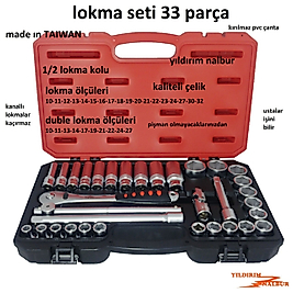 KLYTEK LOKMA TAKIMI 33 PARÇA PROFESYONEL LOKMA SETİ LOKMA KOLU CIRCIR SET