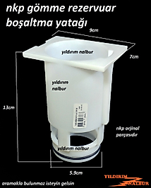 NKP GÖMME REZERVUAR BOŞALTMA YATAĞI DAR MODEL İÇ TAKIM ORTA GÖBEK BASKI APARATI