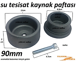 SU TESİSAT MAKİNASI 90MM KAYNAK PAFTA LOKMA APARAT 90LIK BÜYÜK BOY PAFTA