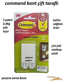 ÇİFT TARAFLI BANT ÇERÇEVE ASMA RESİM ASMA BANTI CIRTLI