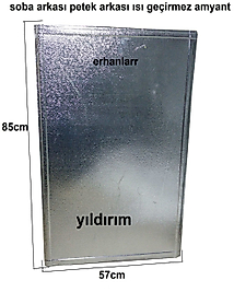 SOBA AMYANTI 57x85 ISI YALITIM AMYANT KÖMÜR SOBASI PETEK AMYANT ORTA