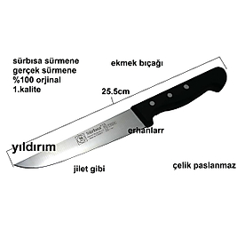 SÜRBISA SÜRMENE EKMEK BIÇAĞI GERÇEK SÜRMENE