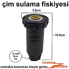 ÇİM SULAMA FİSKİYESİ ŞİŞMAN 1/2 TOPRAK ALTI OTOMATİK BAHÇE SULAMA FİSKİYE