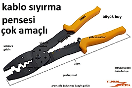 KABLO SIYIRMA PENSESİ ÇOK AMAÇLI PROFESYONEL BÜYÜK BOY KABLO SOYACAĞI 1.KALİTE