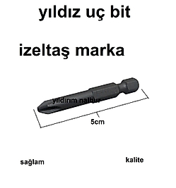 İZELTAŞ BİTS UÇ YILDIZ PH-2 50MM KALİTELİ ÇELİK