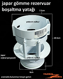 JAPAR GÖMME REZERVUAR BOŞALTMA YATAĞI PLASTİK KAPAMA YATAK