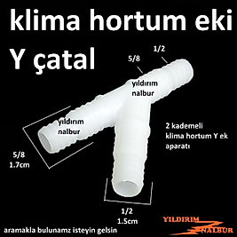 KLİMA HORTUMU TAHLİYE EKİ 3 YOL ÇATAL YE PLASTİK HORTUM EKLEME APARATI