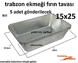 TRABZON EKMEĞİ 15x25 FIRIN TAVASI KÜÇÜK BOY PRES BASKI