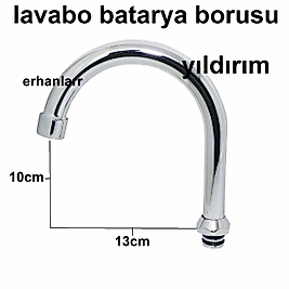 LAVABO BATARYA BORUSU KISA KUĞU MUTFAK BATARYASI KISA KUĞU