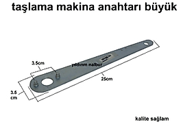 TAŞLAMA SOMUNU ANAHTARI KALİTELİ SAGLAM BÜYÜKLER İÇİN