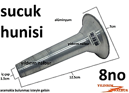 SUCUK HUNİSİ 8NO ALÜMİNYUM 7CM SUCUK YAPMA APARATI