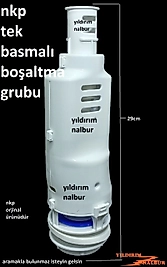 NKP REZERVUAR İÇ TAKIM BOŞALTMA GRUBU TEK BASMALI