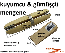 KUYUMCU MENGENE GÜMÜŞÇÜ MENGENESİ HOBİ MENGENE AHŞAP HASSAS İŞLERDE