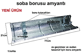 SOBA BORUSU AMYANTI ISI YALITIM AMYANT KÖMÜR SOBASI