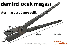 OCAK MAŞASI DEMİRCİ KÖZ ATEŞ MAŞASI DÖVME ÇELİK KÖRÜK MAŞASI