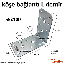 MASA GÖNYESİ DUBLE BOY 55X100 KALIN KÖŞEBENT 10 CM EK APARATI