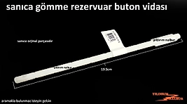 SANICA GÖMME REZERVUAR BUTON VİDASI AYAR ÇUBUĞU UZUN BOYLU BASKI VİDASI