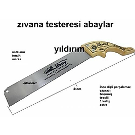 ABAYLAR ZIVANA TESTERE AHŞAP KESME HOBİ TESTERE İNCE DİŞ ODUN KESME