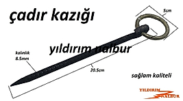 ÇADIR BAĞLAMA KAZIĞI METAL KAZIK OPRAK KAZIĞI DEMİR KAZIK