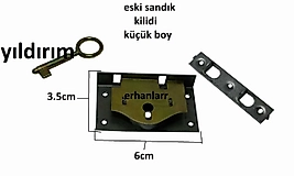 SANDIK KİLİDİ ÇEYİZ SANDIKLARI ESKİLERDEN KÜÇÜK