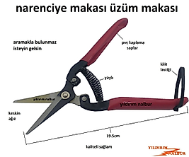 ÜZÜM MAKASI ASMA MAKASI BAĞ MAKASI NARENCİYE MAKASI
